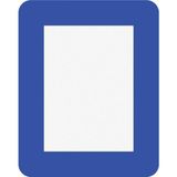Kaizen Market Zemin Tanımlama Şekilleri Pvc A4 Çerçeve (4 Lü) - Mavi