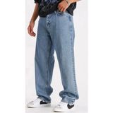 Kaizer Denim Buzmavi Baggy Pantalon Erkek Desenli Günlük Stil 34 Beden - Buz Mavi