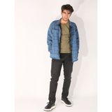 Kaizer Denim Erkek Oversize Ceket - 2XL - 436-Mavi