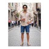Kaizer Jeans Mavi Erkek Kot Şort