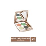 Kajal 4'lü Göz Farı Quattro Eyeshadow Somon-Açık Yeşil-Açık Bej-Koyu Gri- No: 407