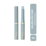 KAJAL Long Lasting Suya Dayanıklı Eyeshadow Stick Göz Farı - 806 Buz Mavisi - Kalıcı, Kremsi Kalem Far
