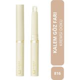 Kajal Long Lasting Suya Dayanıklı Eyeshadow Stick Göz Farı - 816 Açık Krem - Kalıcı, Kremsi Kalem Far