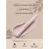 Kajal Natali Waterproof Göz Kalemi ve Göz Farı No: 455 - Hologram Açık Pembe