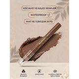 Kajal Natali Waterproof Göz Kalemi ve Göz Farı No: 462 - Açık Kahverengi