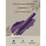 Kajal Natali Waterproof Göz Kalemi ve Göz Farı No: 464 - Mor