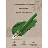 Kajal Natali Waterproof Göz Kalemi ve Göz Farı No: 479 - Çim Yeşili