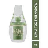 Kajal Shimmer Eye Powder - Yoğun Pigmentli Işıltılı Toz Göz Farı Serisi No: 08 - renkli No:08