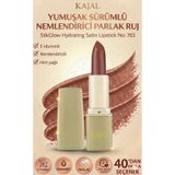 KAJAL Yumuşak Sürümlü Nemlendirici Parlak Ruj – SilkGlow Hydrating Satin Lipstick No: 763