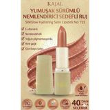 KAJAL Yumuşak Sürümlü Nemlendirici Sedefli Ruj – SilkGlow Hydrating Satin Lipstick No: 723