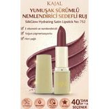 KAJAL Yumuşak Sürümlü Nemlendirici Sedefli Ruj – SilkGlow Hydrating Satin Lipstick No: 752