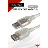 KAJİWA 1.5 Metre Usb Uzatma Kablosu - Usb 2.0 Extension Cable 1.5mt