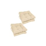 KAJJU TEXTİLE & DESİGN 4'lü Kombin Pofidik krem renk Kare Sandalye Minderi 40 X 40 Cm