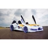 Kaju Carbed Arabalı Çocuk Yatak Moon Aero Full Beyaz