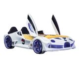 Kaju Carbed Arabalı Çocuk Yatak Moon Aero Premium Beyaz
