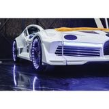 Kaju Mobilya Kaju Moon Aero Full Beyaz Arabalı Yatak - 90 x 190 cm