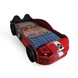 Kaju Mobilya Kaju Muscle Kırmızı Full Arabalı Yatak - 90 x 190 cm