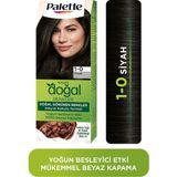 Kakao Yağı Yulaf Çekirdeği Özlü Siyah Saç Boyası, Kalıcı Renk
