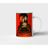 Kakashi Rin Obito Naruto Anime Tasarım Kupa - Hediyelik Kupa - Baskılı Kupa - 001 - Beyaz - 300 ml