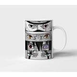 Kakashi Sasuke Sakura Naruto Anime Tasarım Kupa - Hediyelik Kupa - Baskılı Kupa - 001 - Beyaz - 300 ml