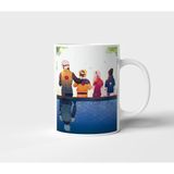 Kakashi Sasuke Sakura Naruto Anime Tasarım Kupa - Hediyelik Kupa - Baskılı Kupa - 1 Adet - 300 ml