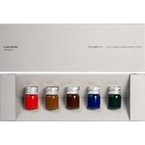 Kakimori Pigment Alüminyum Kapaklı Sample Dolma Kalem Mürekkep Seti I - Çok Renkli