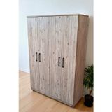 Kaktüs Avm 4 Kapılı Soho Gardırop Dolap T-900 120 X 174 X 45
