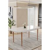 Kaktüs Avm 80X170 Açılır Mutfak Masası - Beyaz