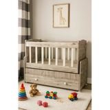 Kaktüs Avm Çekmeceli Sallanır Anne Yanı Bebek Beşiği 50 X 100