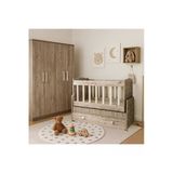 Kaktüs Avm Çekmeceli Sallanır Anne Yanı Bebek Odası Takımı Beşik 50 X 100 Gardırop 120 X 174 X 45