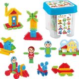 Kaktüs Bloklar (120 Parça) - Kaktüs Oyuncak - Lego Seti - Kaktüs Lego - Taraklı Lego