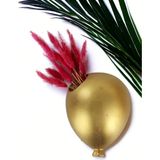 Kaktüs Saksı Dünyası Saksı Duvar Saksısı Dekoratif Saksı Balon Saksı Model 2 - Altın