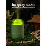 Kaktüs Tasarımlı Rgb Işıklı Taşınabilir Hava Nemlendirici 280ML - Ahşap - Seçenek 1