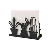 KAKTÜS TEMALI METAL PEÇETELİK SİYAH
