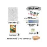 Kaktüs Temalı Sayılarla Boyama Tuval Seti 40X50 Cm Fırça Ve Boya İle Kendin Yap Kiti