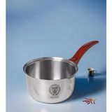 Kaktüskedi 14 cm Paslanmaz Çelik Kaçerola Sütlük Mini Yumurta Haşlama Tavası Gri, 74800007174 - Çok Renkli