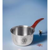 KaktüsKedi 14 Cm Paslanmaz Çelik Kaçerola Sütlük Mini Yumurta Haşlama Tavası Gri, 7480000717445