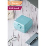 KaktüsKedi 3 Bölmeli Kilitli Beslenme Kutusu, 7480000717109