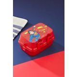 KaktüsKedi 4 Bölmeli Beslenme Kutusu - Yemek Saklama Kabı Superman