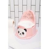 KaktüsKedi Panda Çocuk Tuvaleti Lazımlık 800 ML Pembe Renkli Yumuşak Kenarlı Ergonomik Tasarım | Panda 7174361