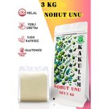 Kakulem Glutensiz Katkısız Nohut Unu 3 Kg
