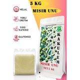 Kakulem GLUTENSİZ SERTİFİKALI Ata Tohum Yerli Mısır Unu (5 KG)