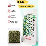 Kakulem SERTİFİKALI Tavşan Hamster Kemirgen Yonca Pelet Yem (2 KG)