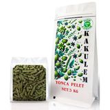 Kakulem SERTİFİKALI Tavşan Hamster Kemirgen Yonca Pelet Yem (3 KG)