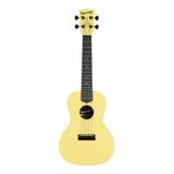 Kala Waterman Recycled Concert Ukulele (Starlight Yellow - Glow I