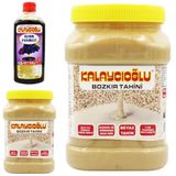 Kalaycıoğlu 2x935 gr Bozkır Beyaz Tahin + 950 gr Üzüm Pekmezi