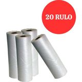 Kalbi Ticaret Büyük Boy Rulo Poşet X20 Rulo Çöp Poşeti Market Manav Poşeti Hışır Atlet Poşet