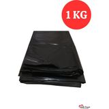 Kalbi Ticaret Ekstra Kalın Poşet Ev Taşıma Poşeti 80x110 cm Siyah Çöp Torbası 1 kg Dökme Dayanıklı Poşet