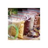 Kalbi Ticaret Kilitli Torba 26x36 Cm 100'lü Kilitli Buzdolabı Poşeti Şeffaf Naylon Torba Kilitli Saklama Poşeti