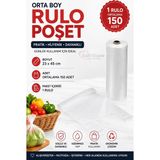 Kalbi Ticaret Rulo Poşet Orta Boy Market Manav Poşeti Çöp Poşeti Atlet Poşet